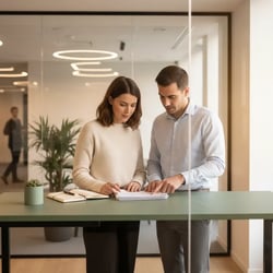 Interim Social Media Manager Team bei der Arbeit