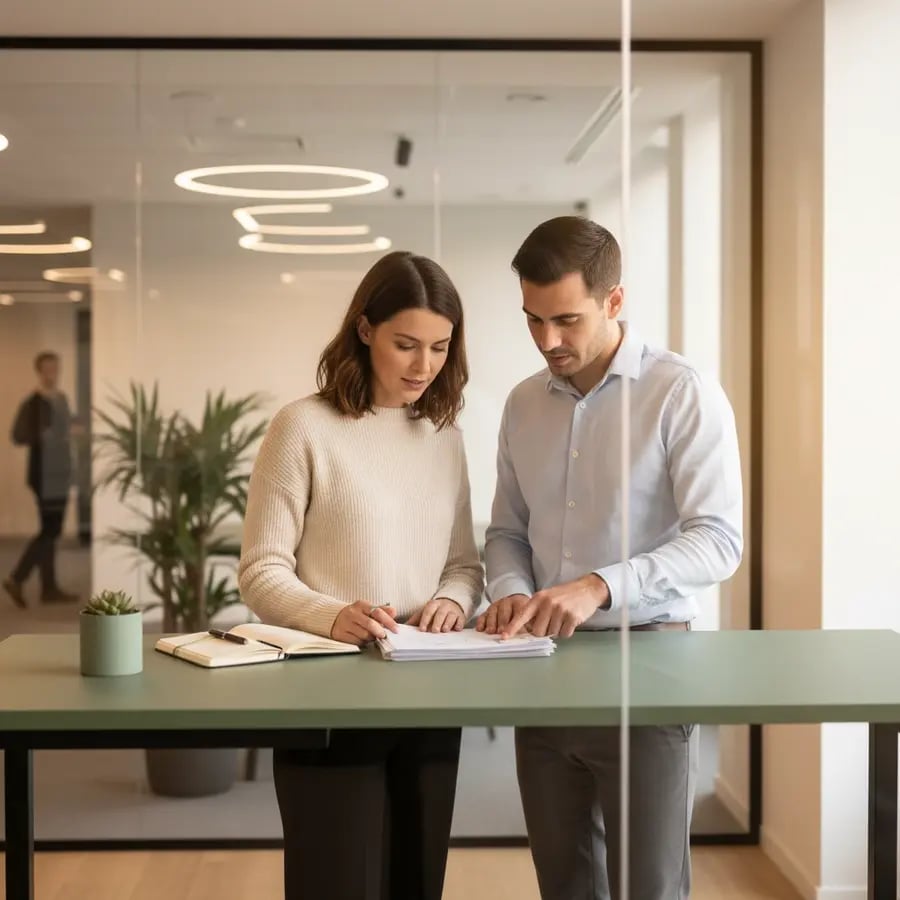 Interim Social Media Manager Team bei der Arbeit
