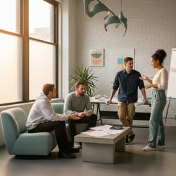 Freelance CI/CD Pipeline Engineer im Projektteam bei der Arbeit