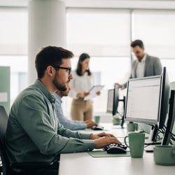 Freelance ServiceNow Solution Architect im Projektteam bei der Arbeit
