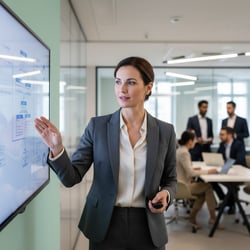 Interim Transformation Manager im Projektteam bei der Arbeit
