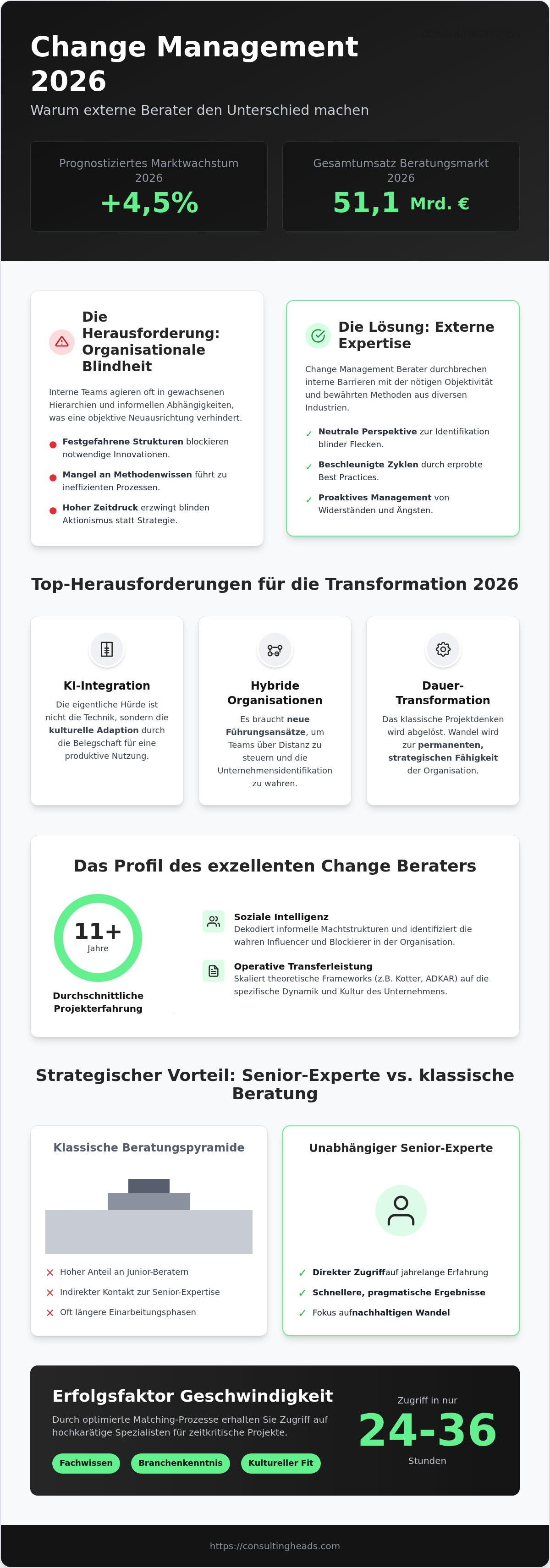 Change management externe berater