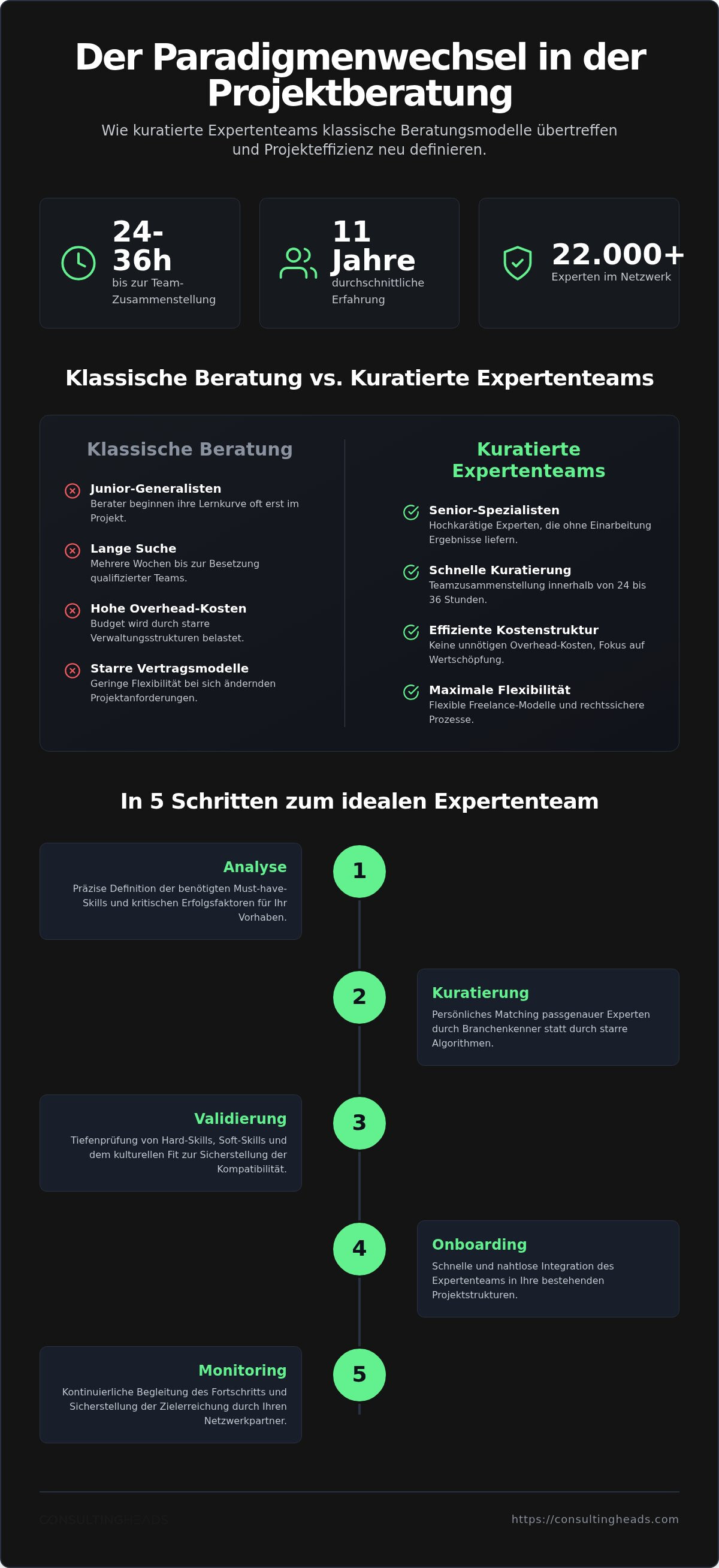 Expertenteam für projekt