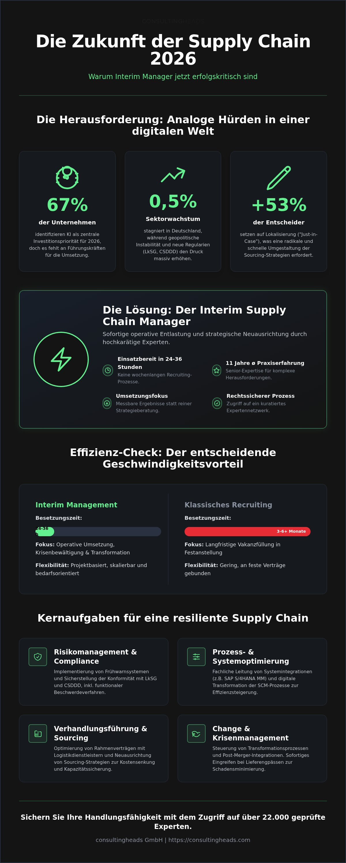 Interim manager supply chain