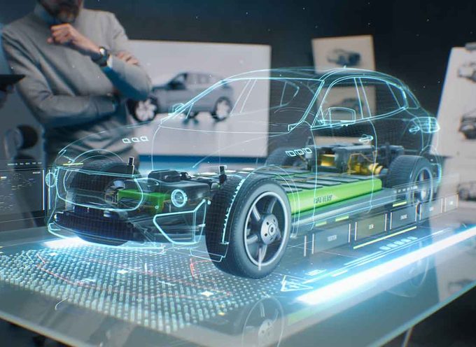Digital vehicle model as a symbol for connected vehicle systems
