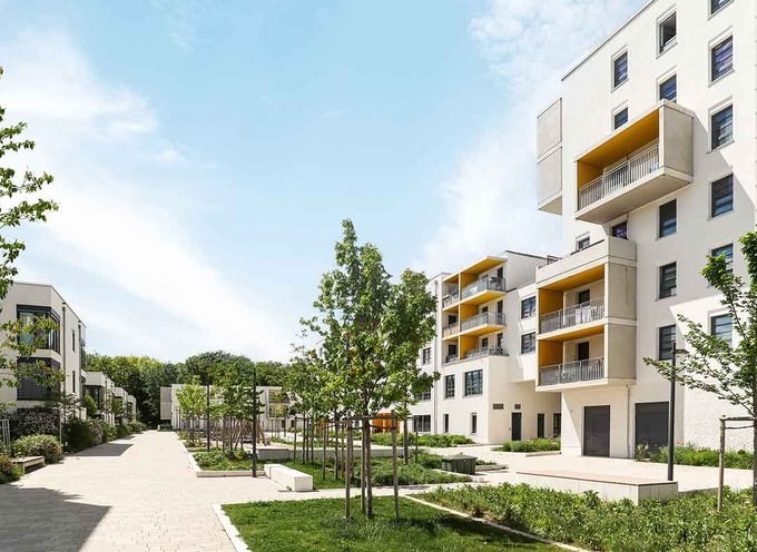 Restrukturierung in Bau und Immobilienwirtschaft – fertiggestelltes Wohnquartier
